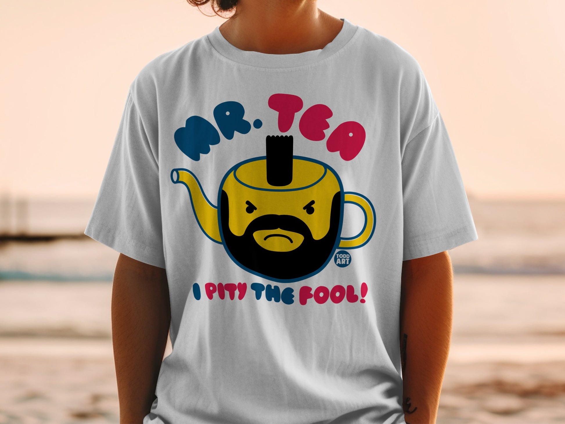 Mr. Tea I Pity The Fool Graphic Shirt product type