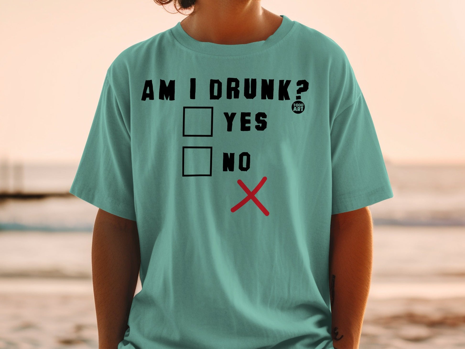 Am I Drunk Yes No Funny Graphic Tee Shirt