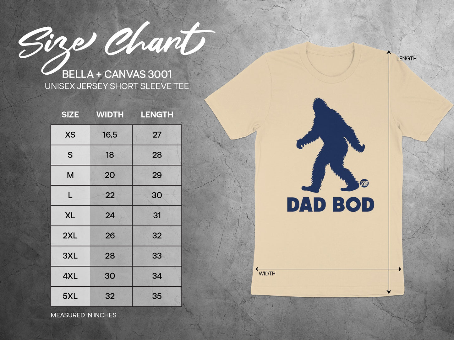 Dad Bod Bigfoot Graphic Tee for Casual Outings T-shirt