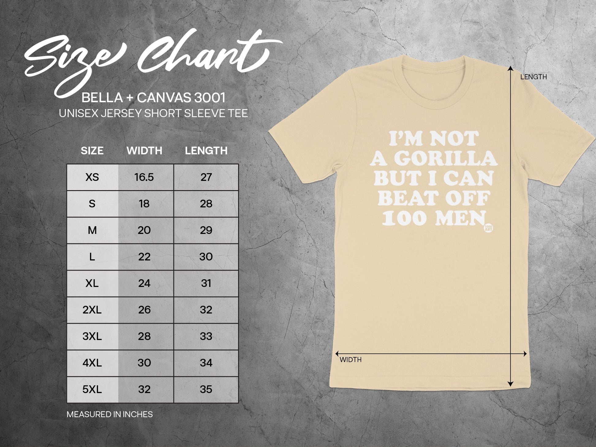 I'M NOT A GORILLA BUT I CAN BEAT OFF 100 MEN product