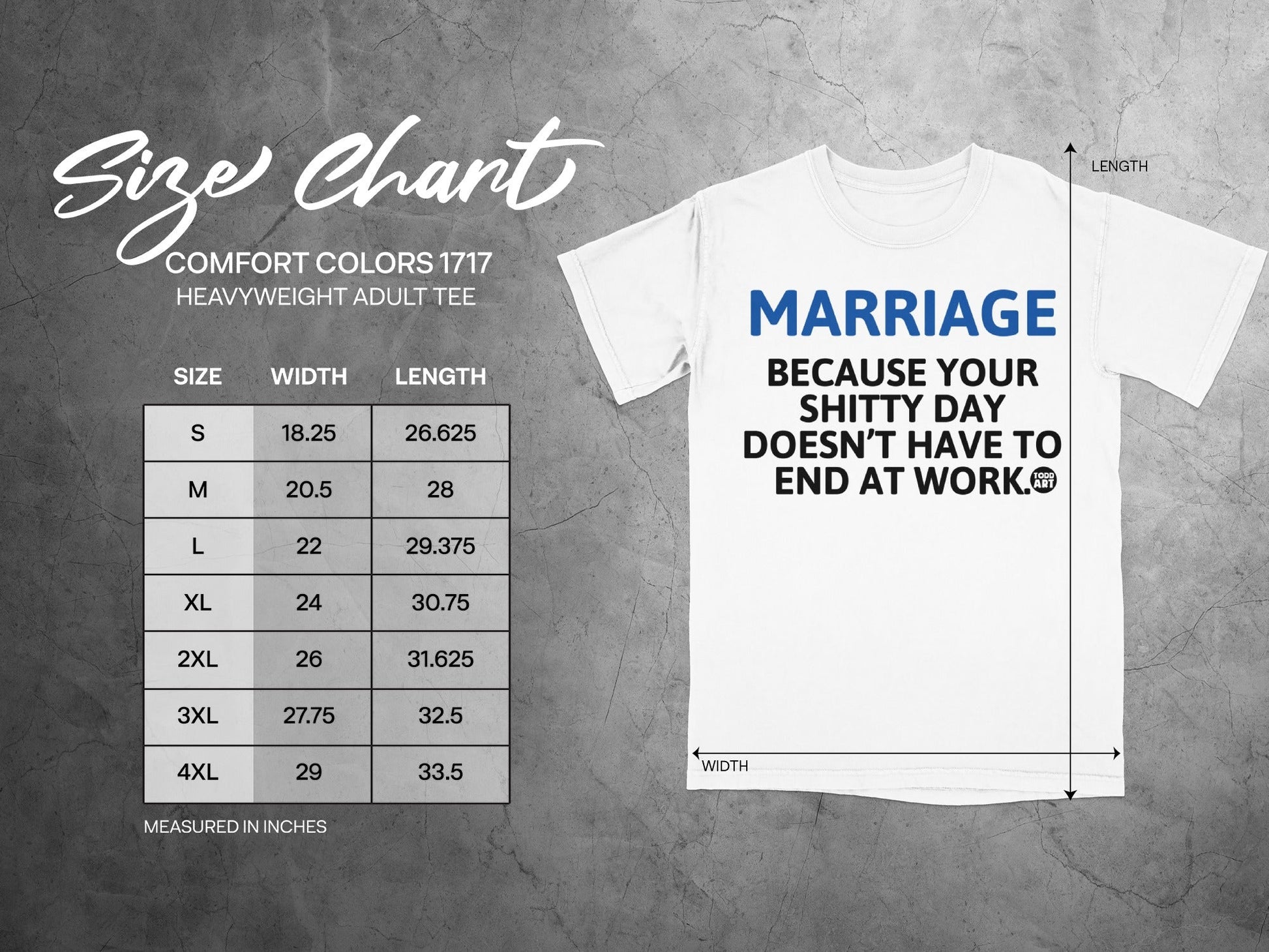Marriage Because Your Shitty Day Doesn't Have to End Tee