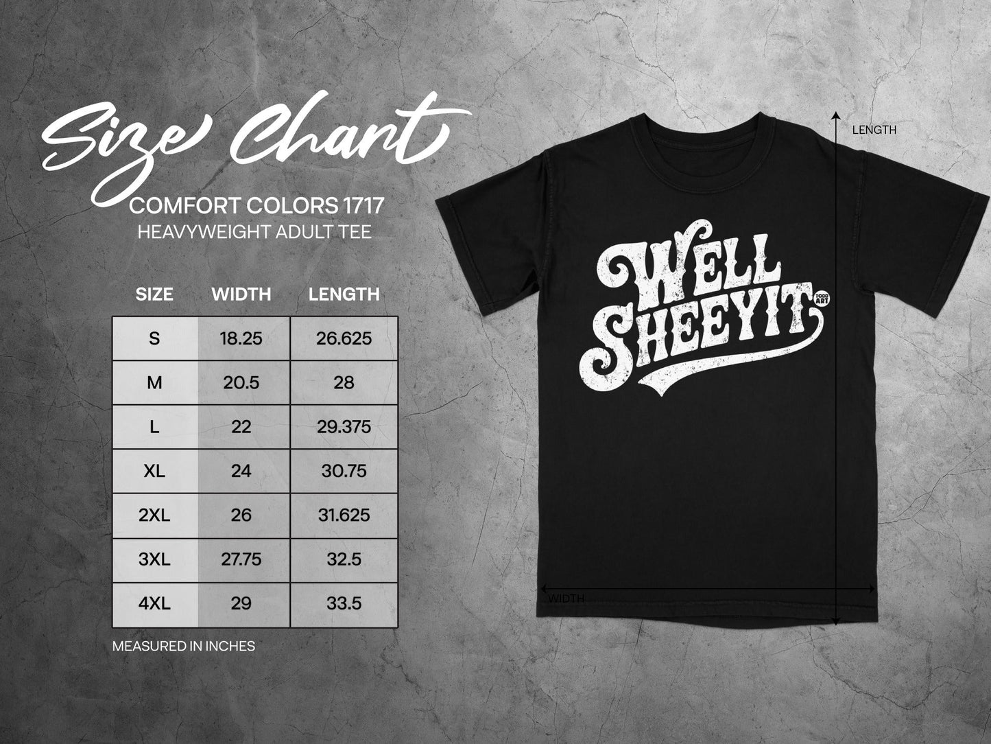 Well Sheeyit Heavyweight Adult Tee Comfort Colors Shirt