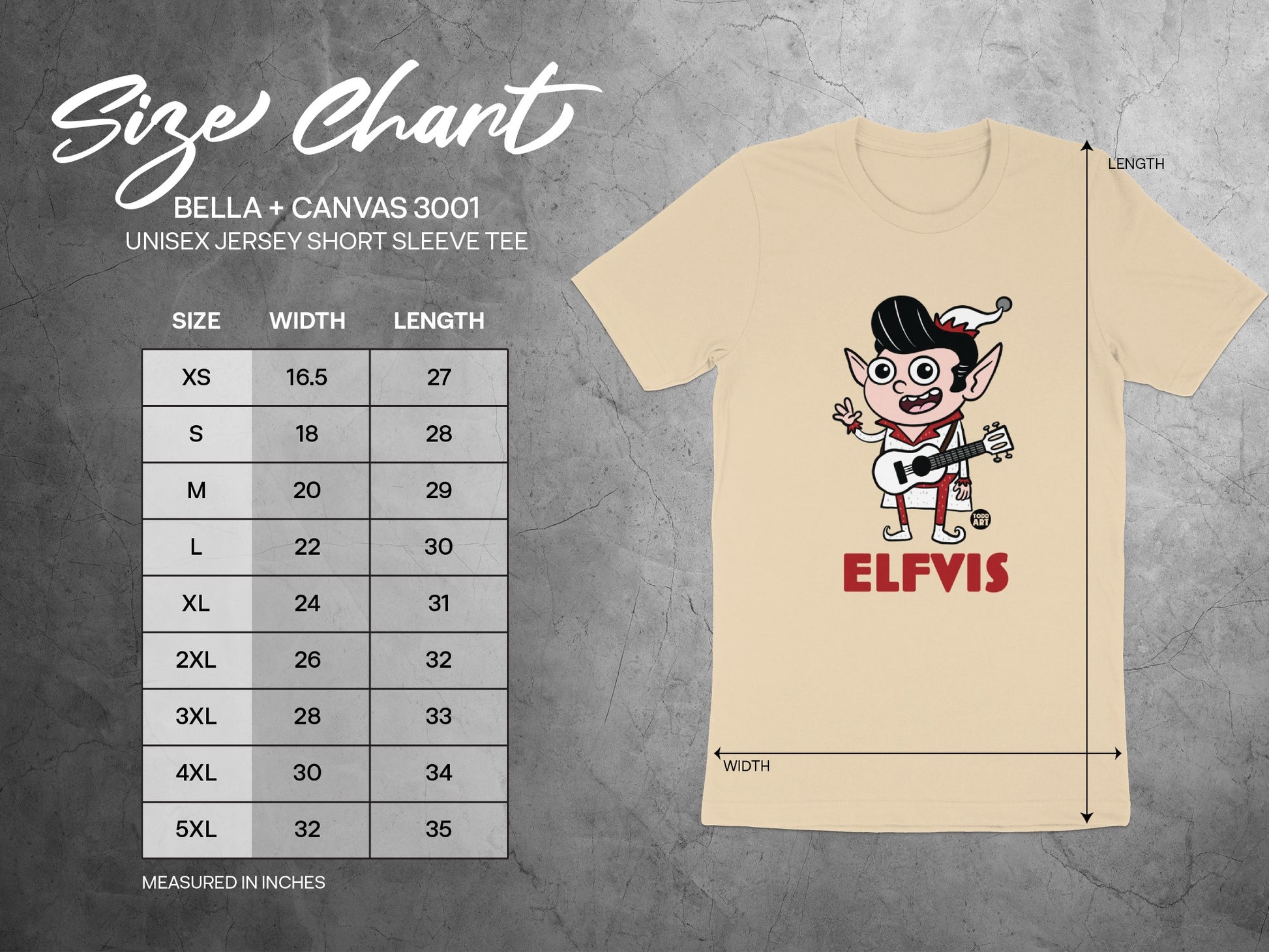 Elf Character Playing Electric Guitar Short Sleeve Tee product