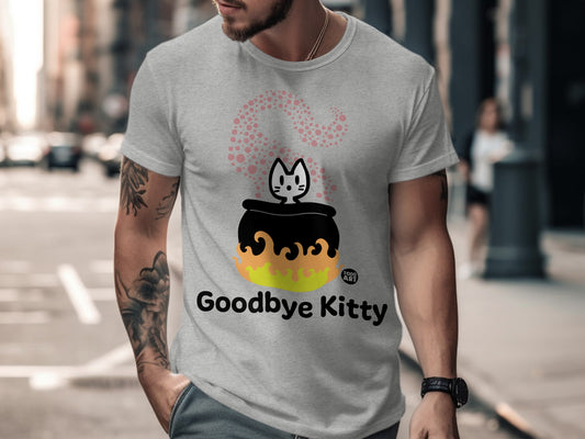 Goodbye Kitty Graphic T-Shirt Custom Design Fashion