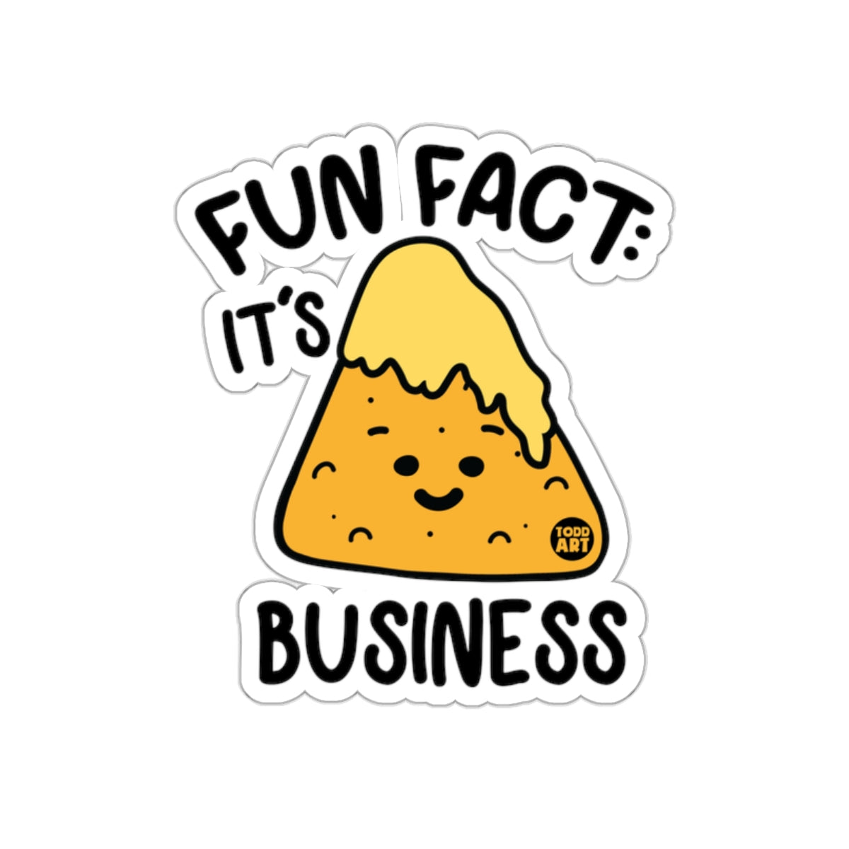 Fun Fact It's Business Cute Doodle Sticker product