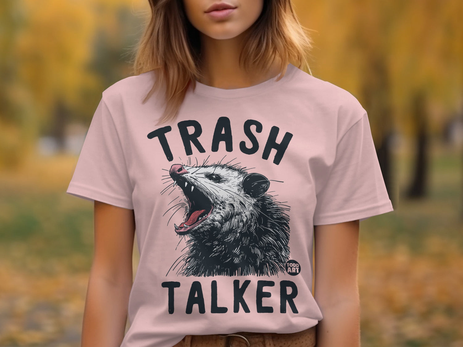 Trash Talker Design Graphic Tee