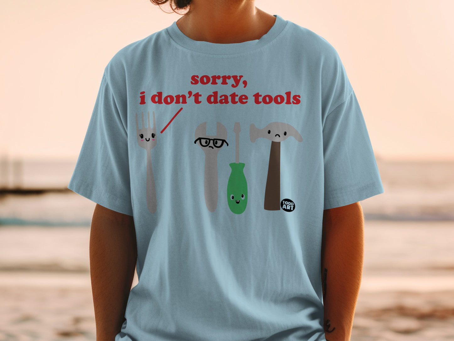 Sorry I Don't Date Tools Funny Cartoon Characters product type