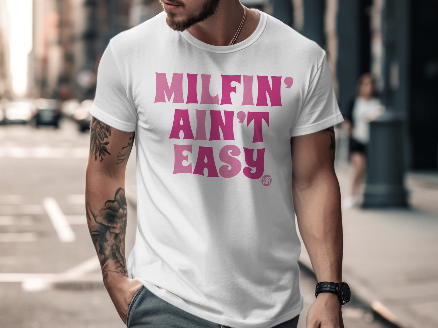 MILFIN' Ain't Easy Graphic T-Shirt for Men