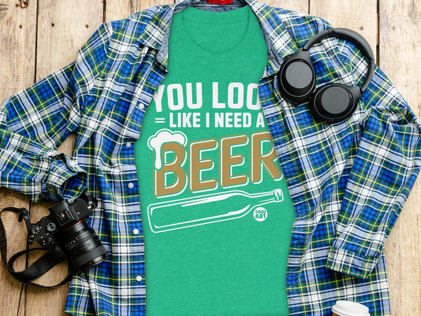 You Look Like I Need A Beer Graphic Shirt Product