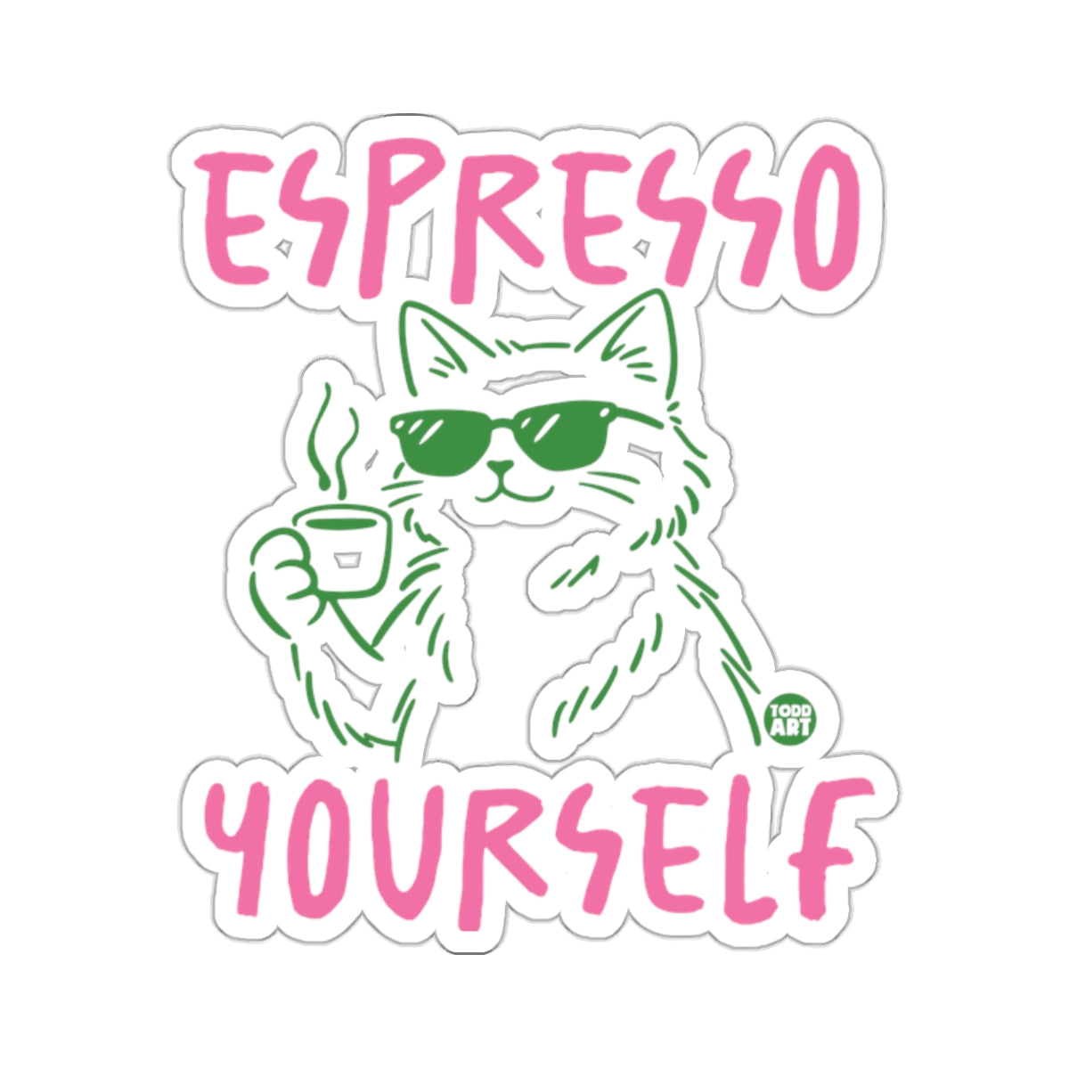 Feline Sunglasses Coffee Cup Espresso Yourself 