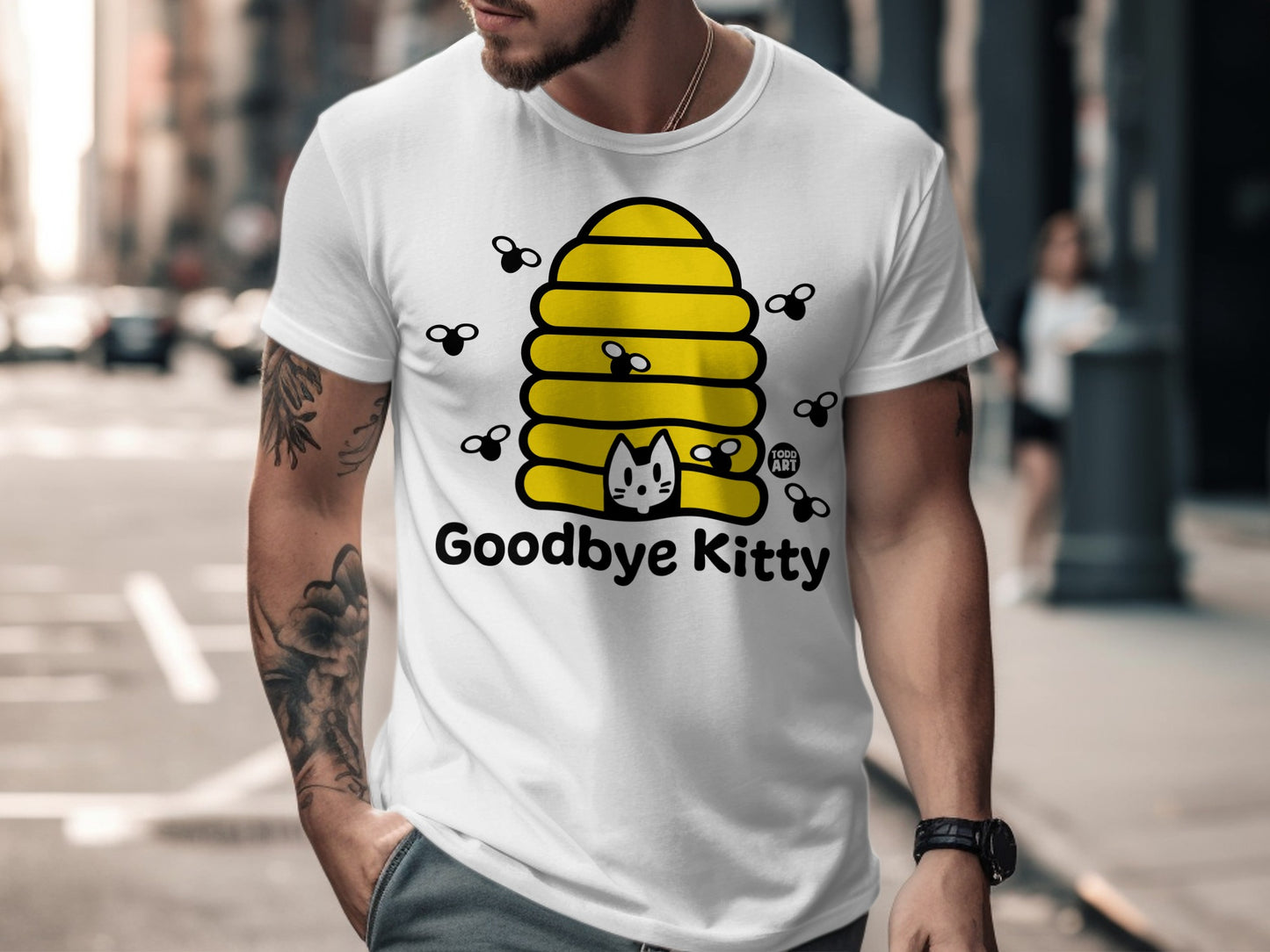 Goodbye Kitty Bee Tease Graphic Tee Product