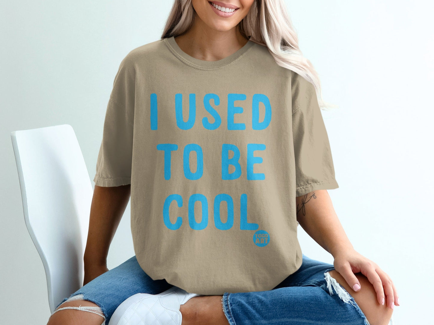 I Used To Be Cool Statement Graphic Tee Shirt