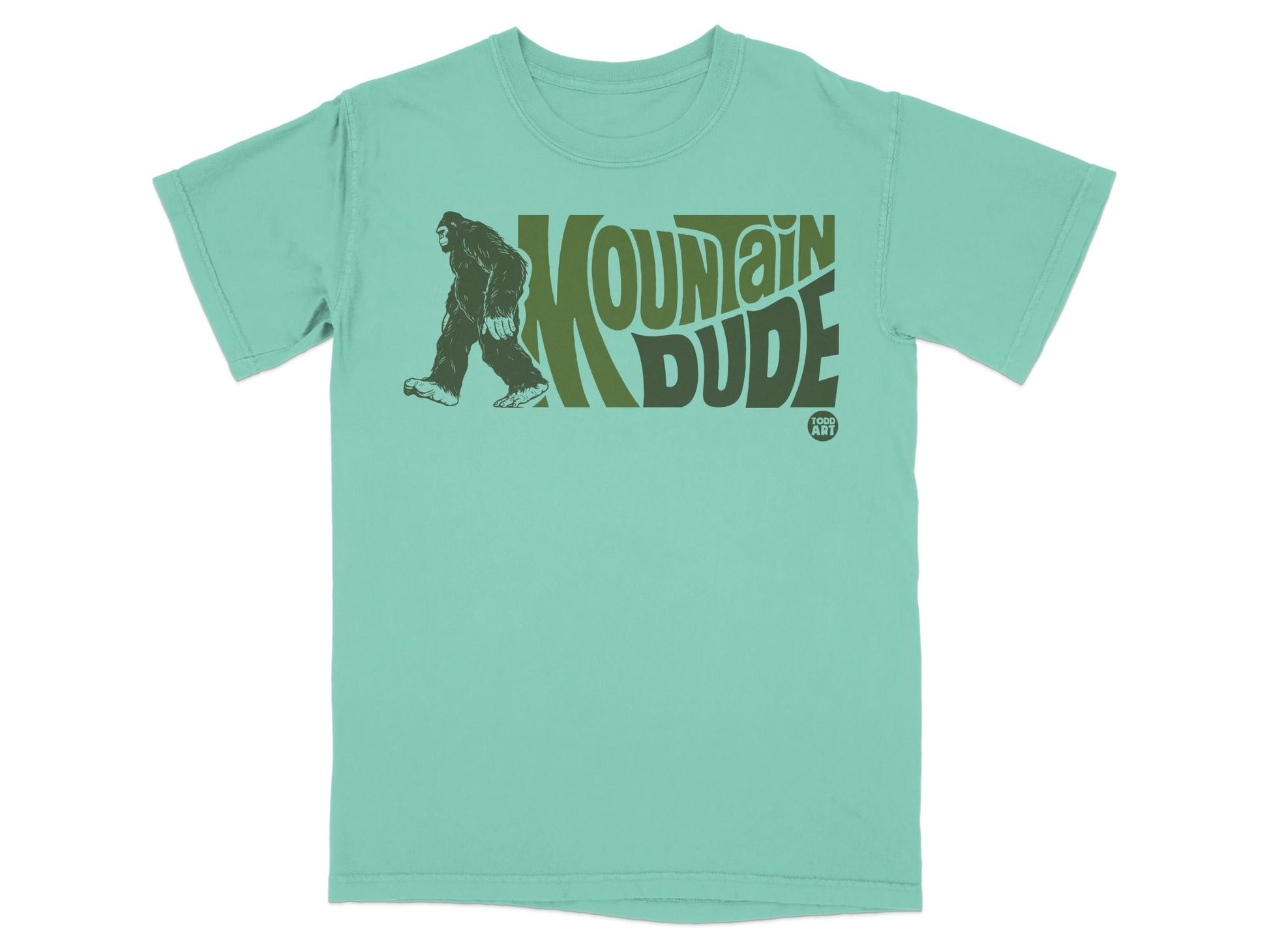 Mountain Dude Yeti Graphic Printed T-Shirt