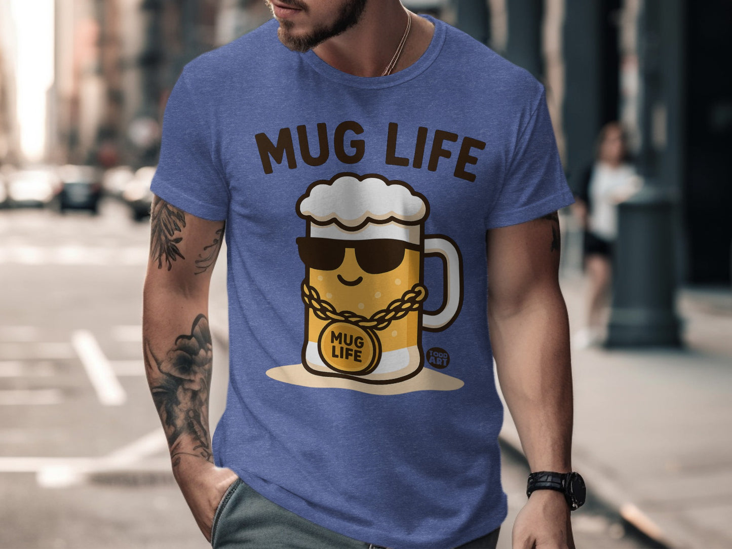 Mug Life Shirt with Cool Beer Mug Design