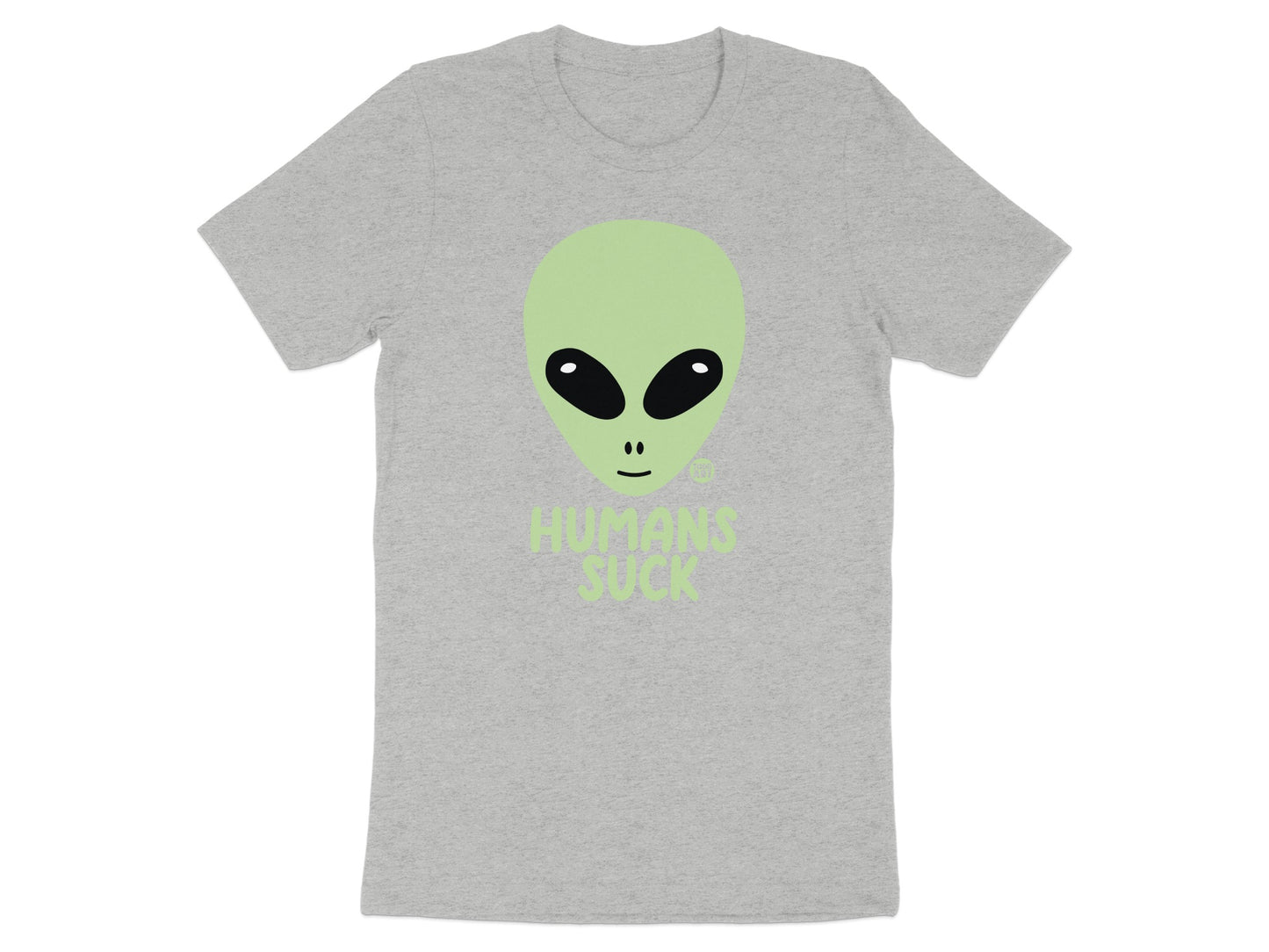 Humans Suck Alien Graphic T-Shirt Product