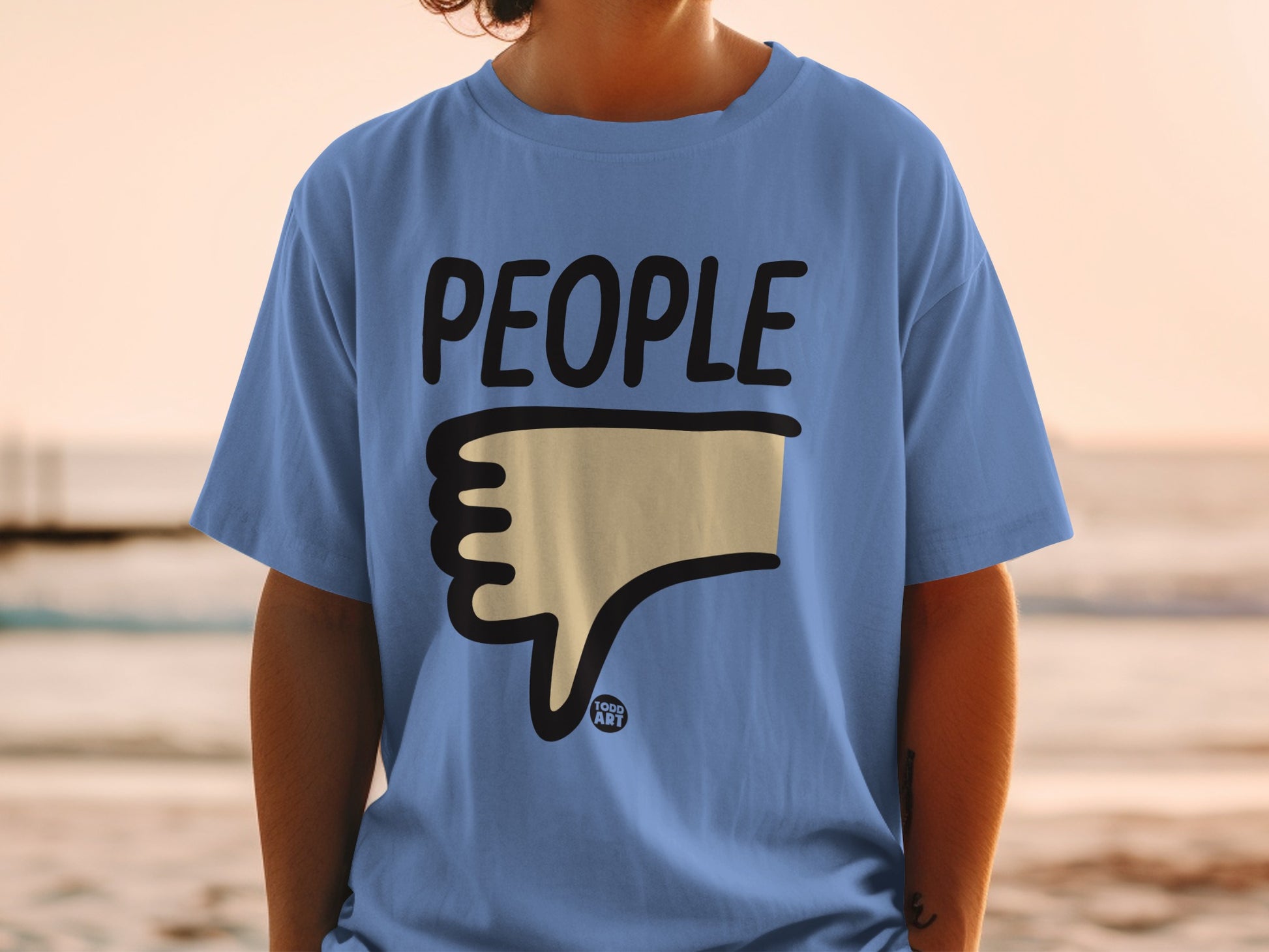 PEOPLE Thumbs Down TODD ART Bold Statement product type