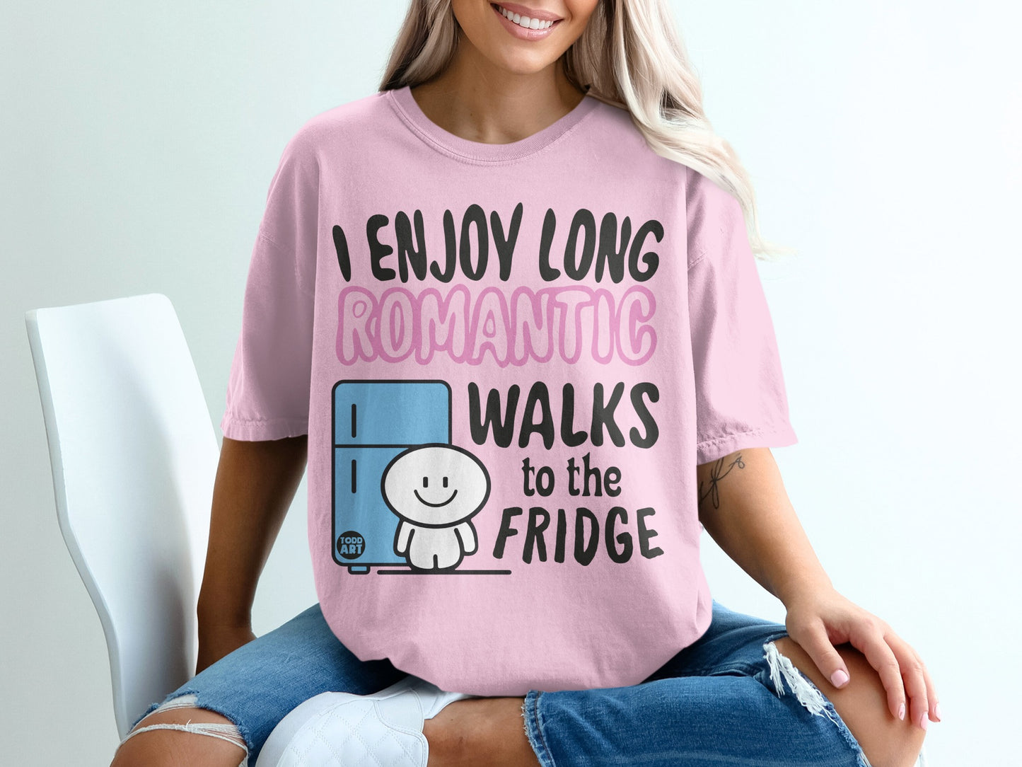 I Enjoy Long Romantic Walks to The Fridge product type