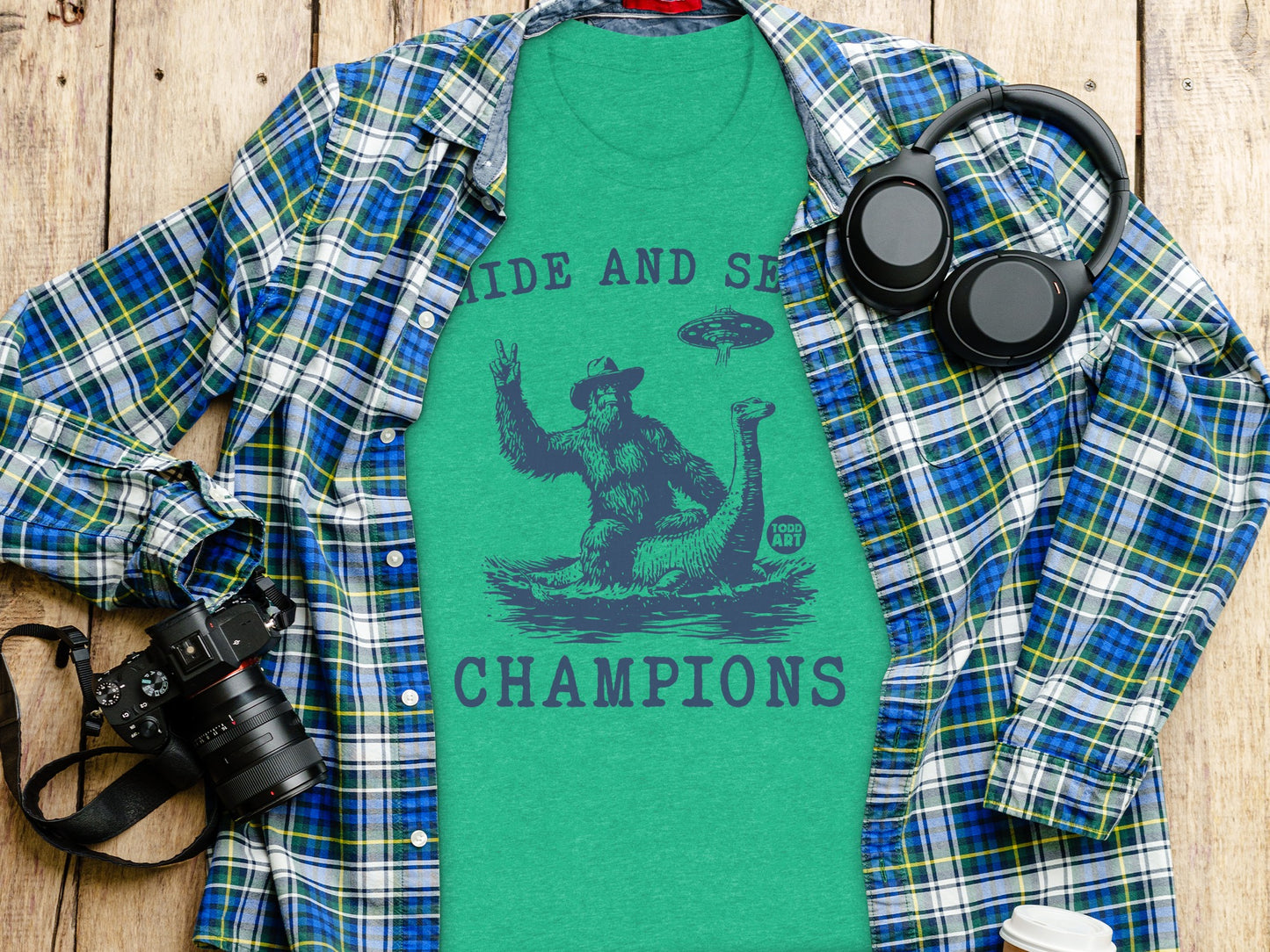 Ride And Seek Champions Graphic Tee Shirt