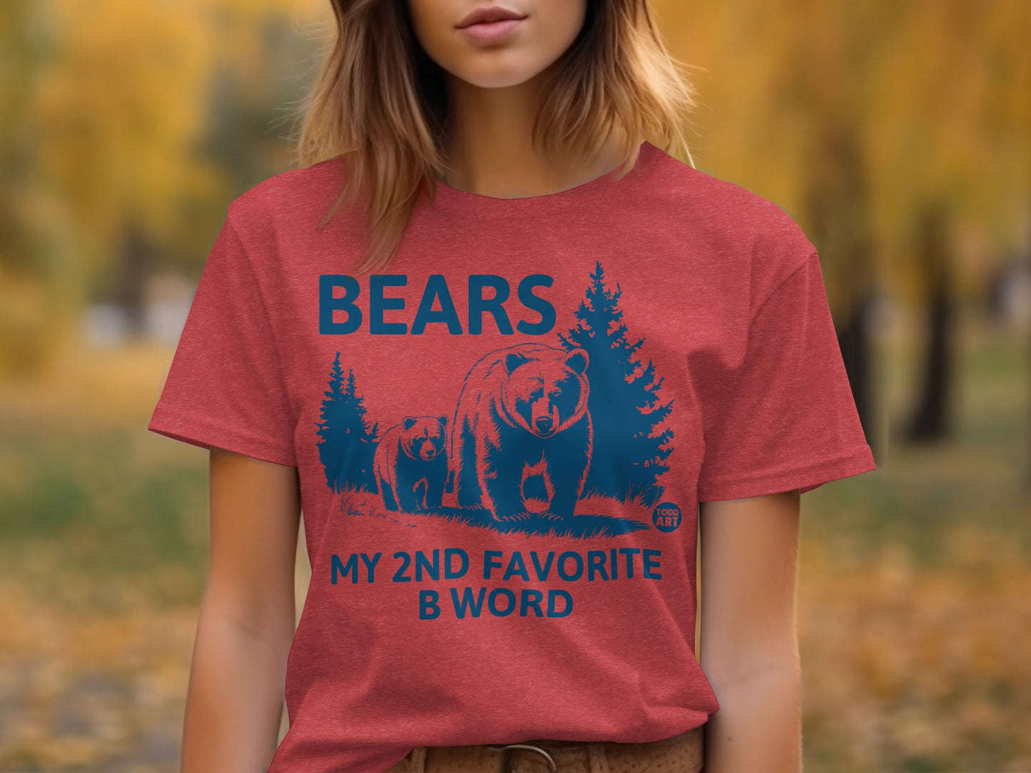 Bears My 2nd Favorite B Word Graphic T-shirt