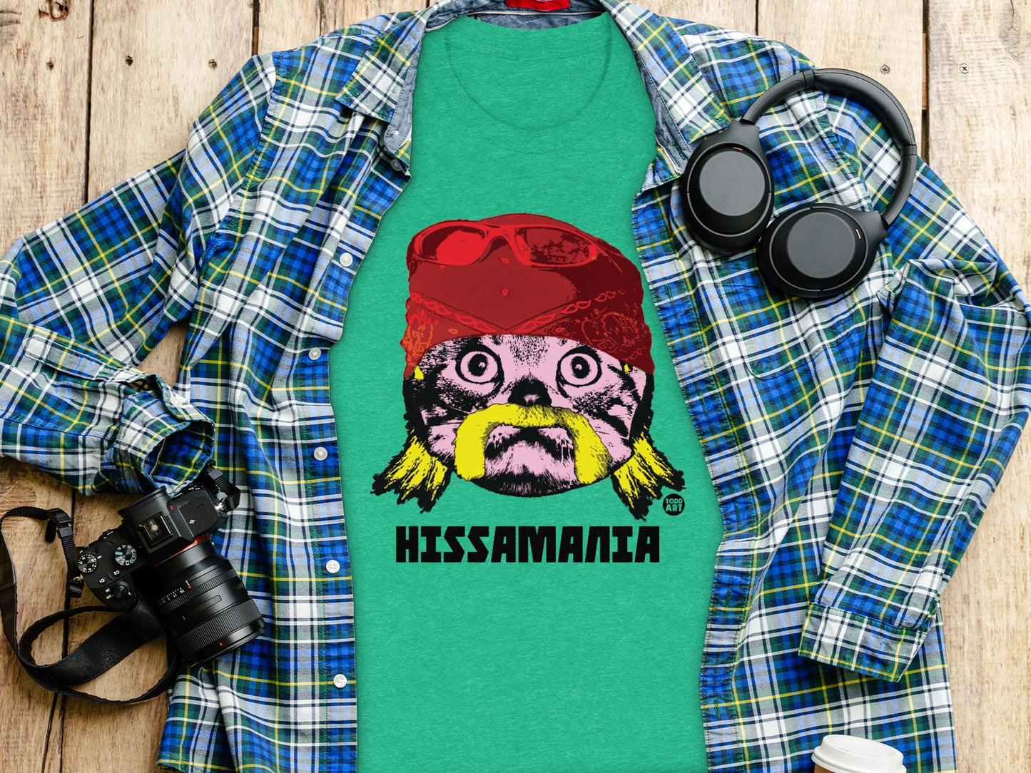 Hissamania Cat Graphic T-Shirt Ideal for Pet Lovers