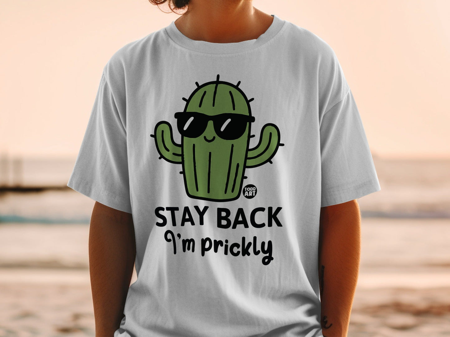 Stay Back I'm Prickly Cactus Graphic T-shirt