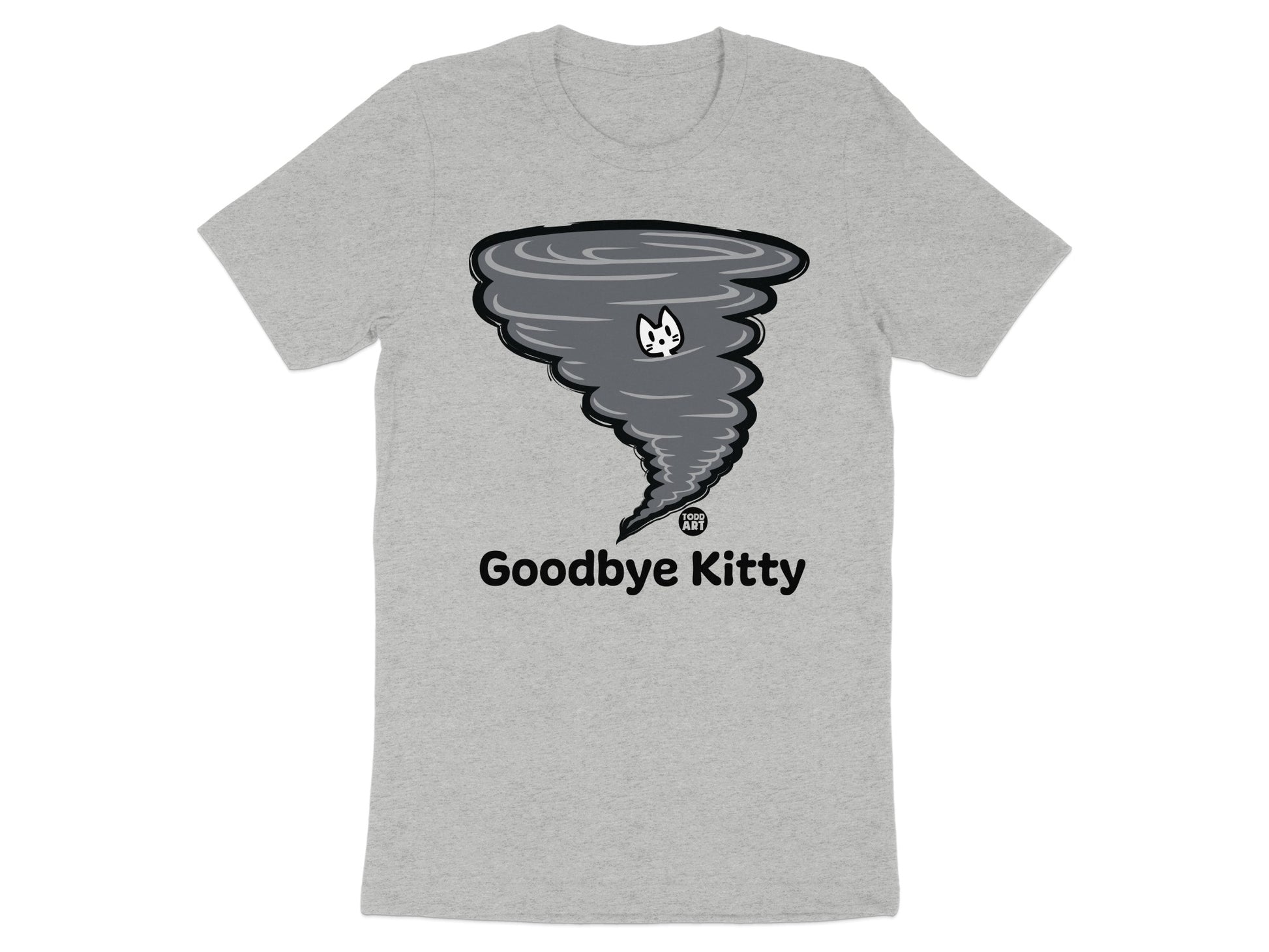 Goodbye Kitty Tornado Graphic T-Shirt
