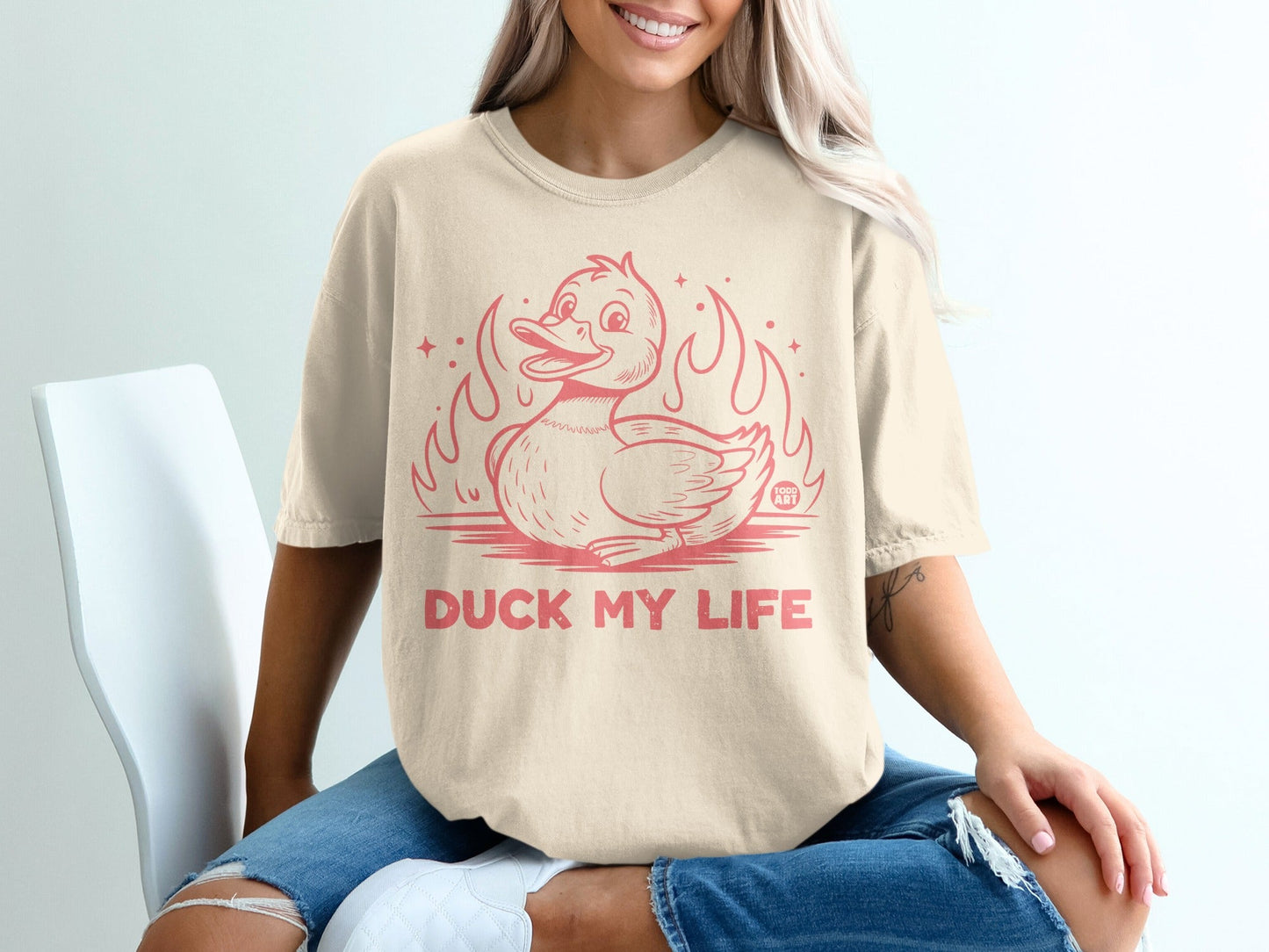 Duck My Life Cute and Funny Graphic T-Shirt