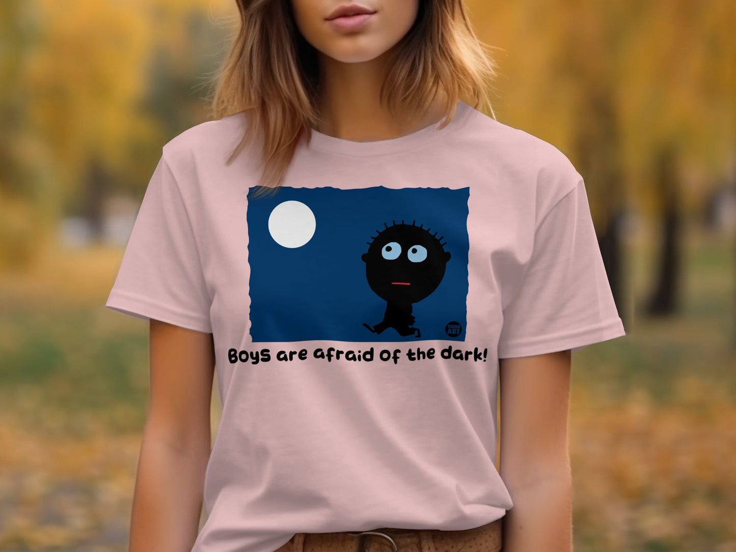 Boys Are Afraid of the Dark Graphic T-Shirt