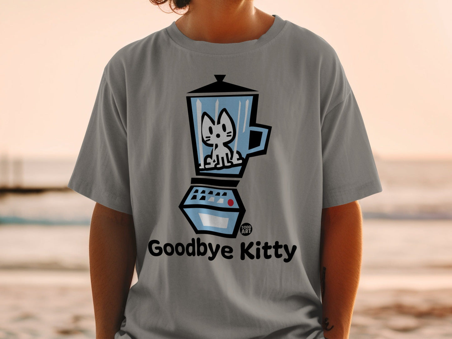 Goodbye Kitty Blended Graphic Tee