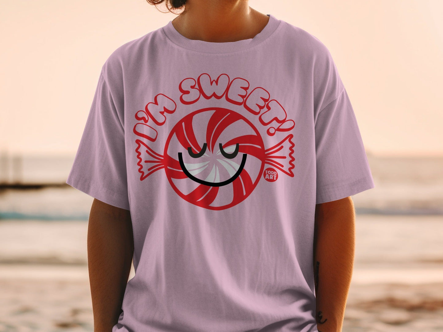 I'm Sweet! Candy Graphic Todd Art T-Shirt