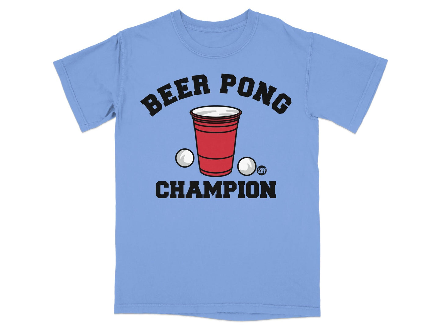 Beer Pong Champion Graphic Tee for Beer Lovers