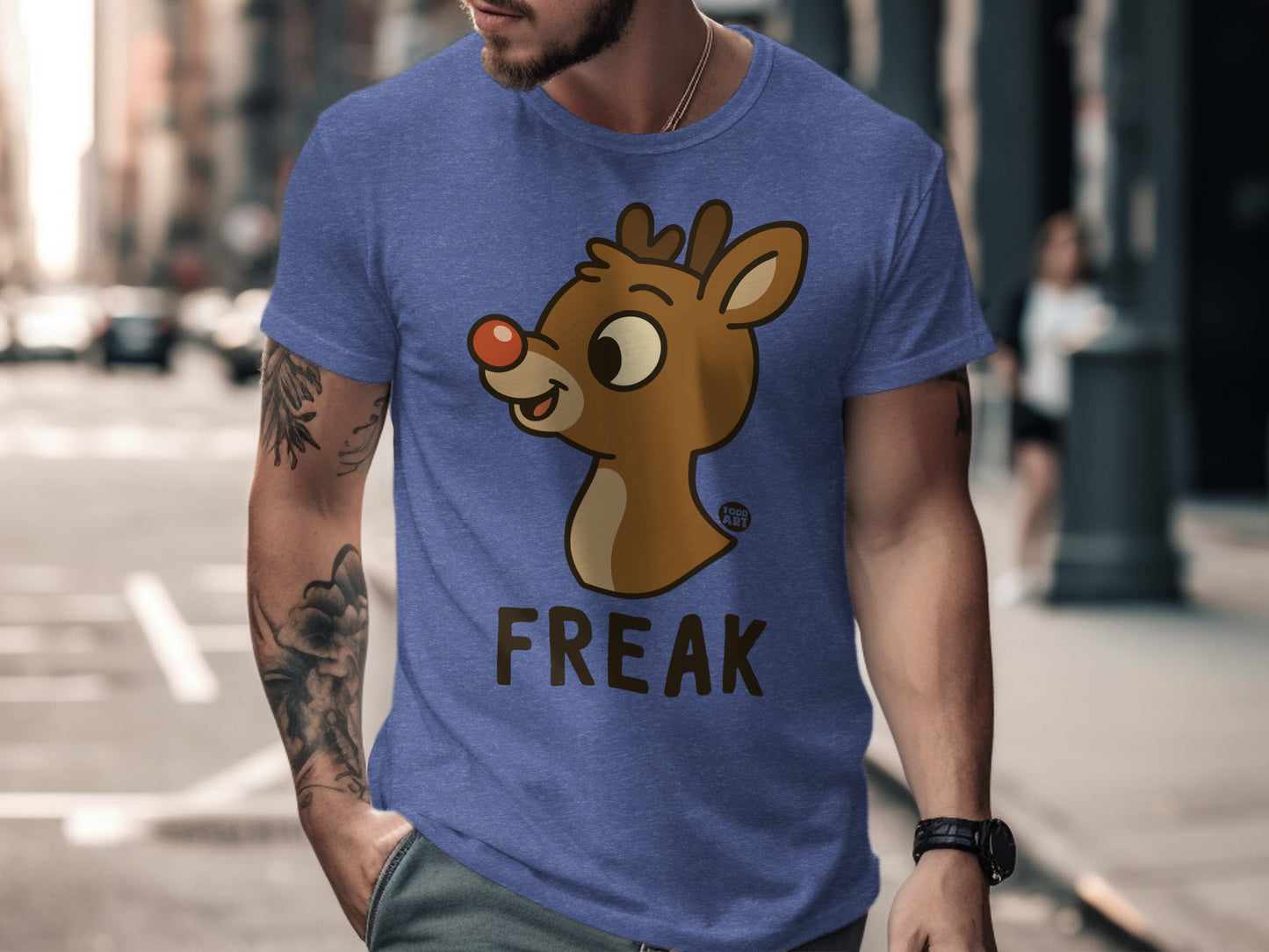Rudolph Freak Fun Graphic T-Shirt for Trendy Wear