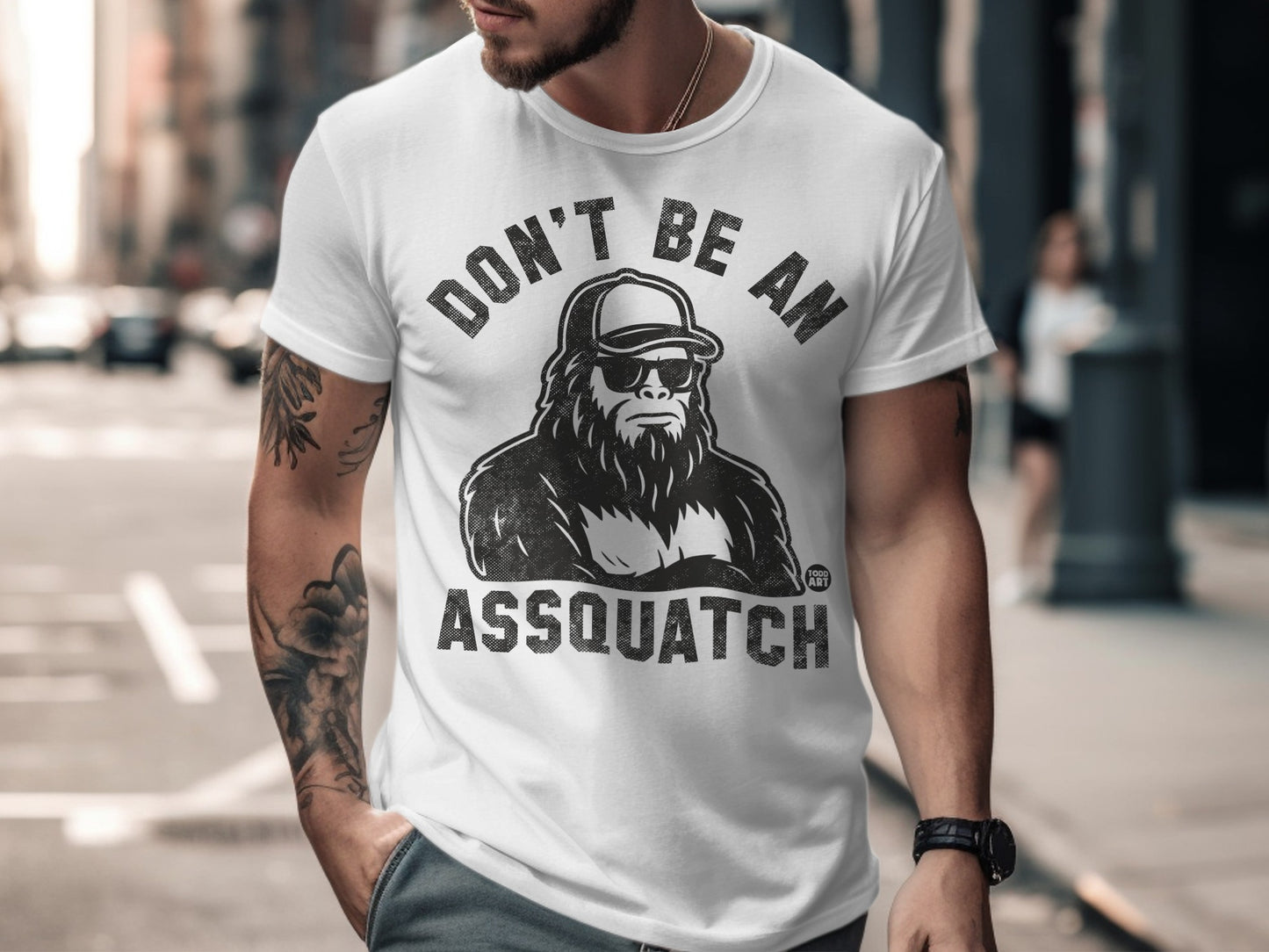 Don't Be An Assquatch Graphic T-shirt for Men