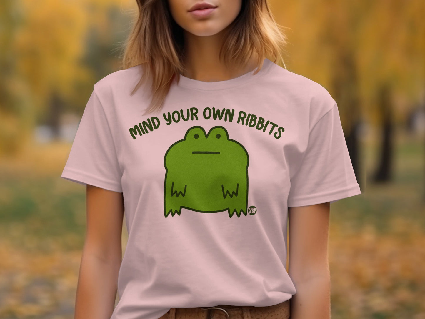 Mind Your Own Ribbits Frog Graphic Tee product