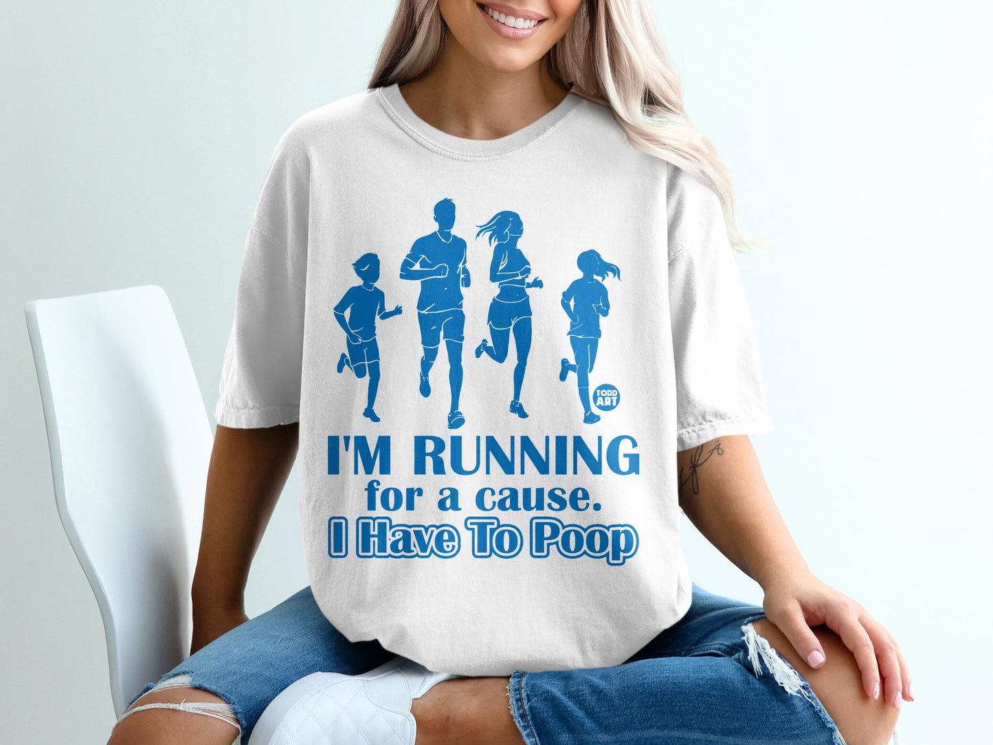 I'M RUNNING for a cause I Have To Poop Family product type