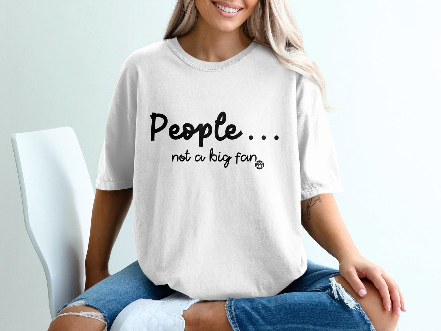 People Not A Big Fan Graphic Unisex T-shirt