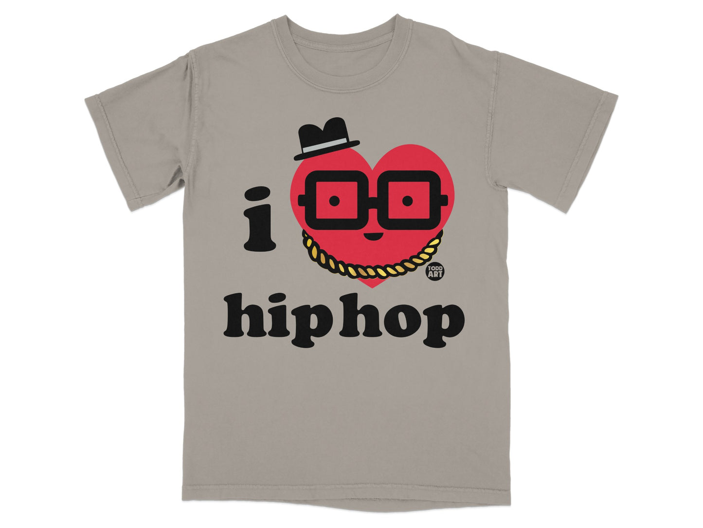I Love Hip Hop Graphic Tee with Cool Illustration