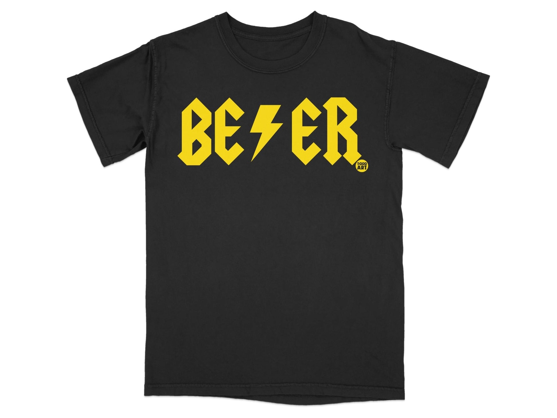BE∆é–Ø Lightning Bold Typographic Graphic T-shirt