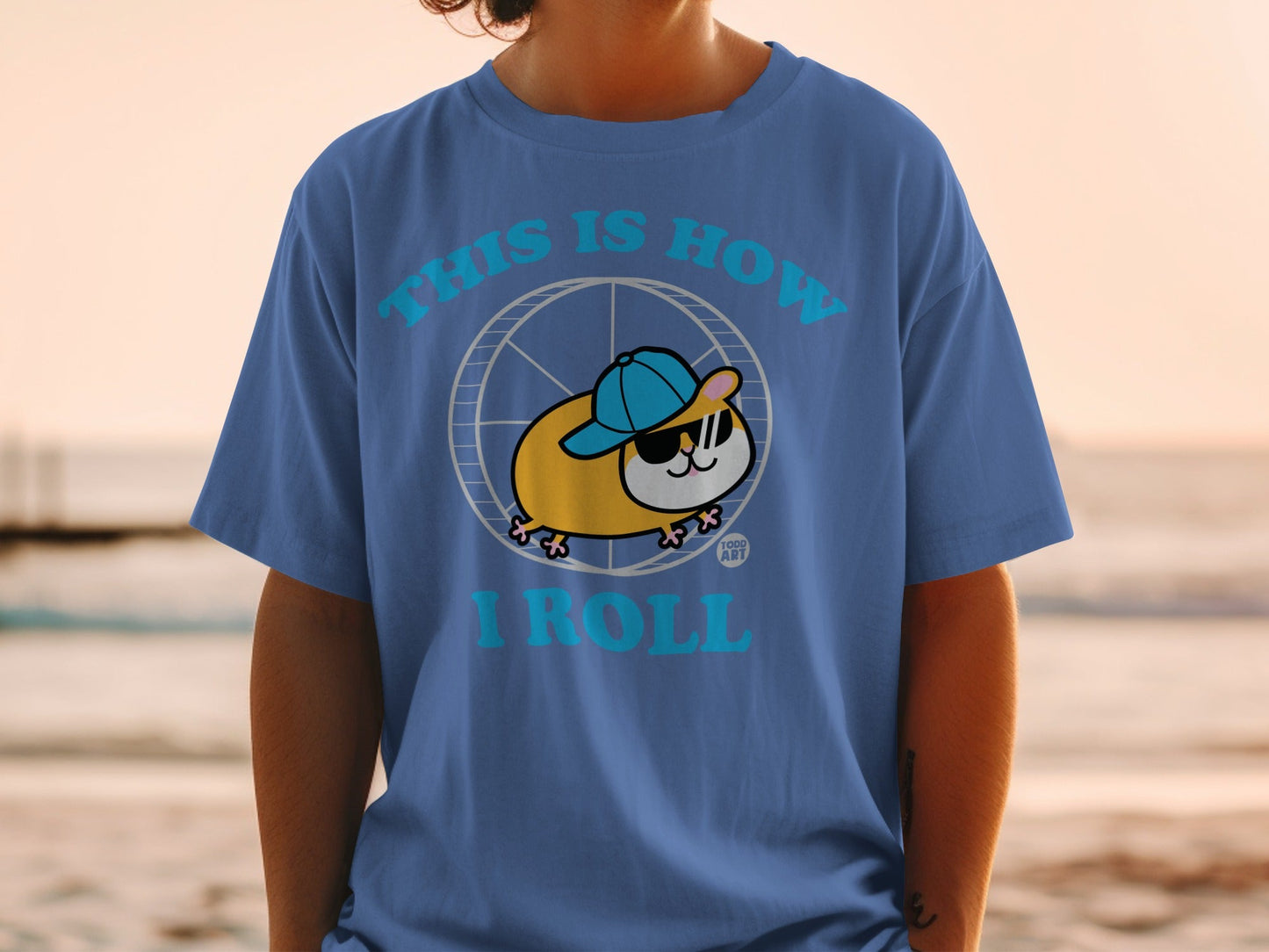 This Is How I Roll Cute Hamster T-shirt