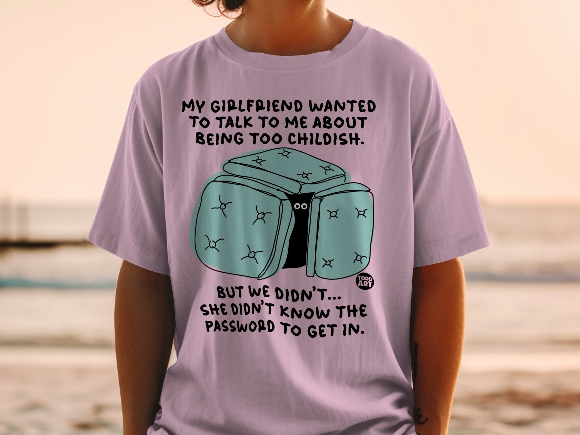 Childish Girlfriend Blanket Fort Password Funny product type