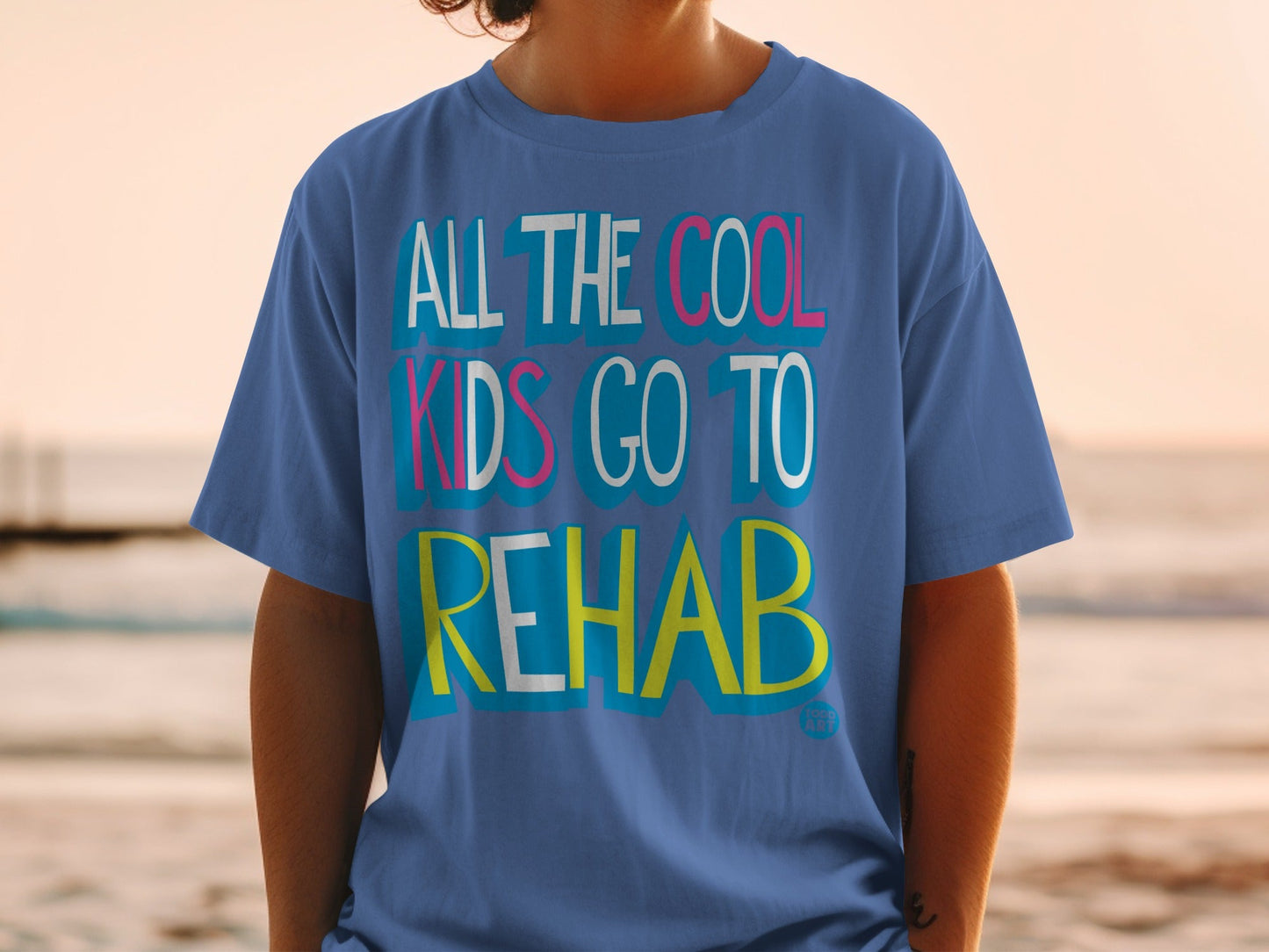 All The Cool Kids Go To Rehab Graphic T-shirt