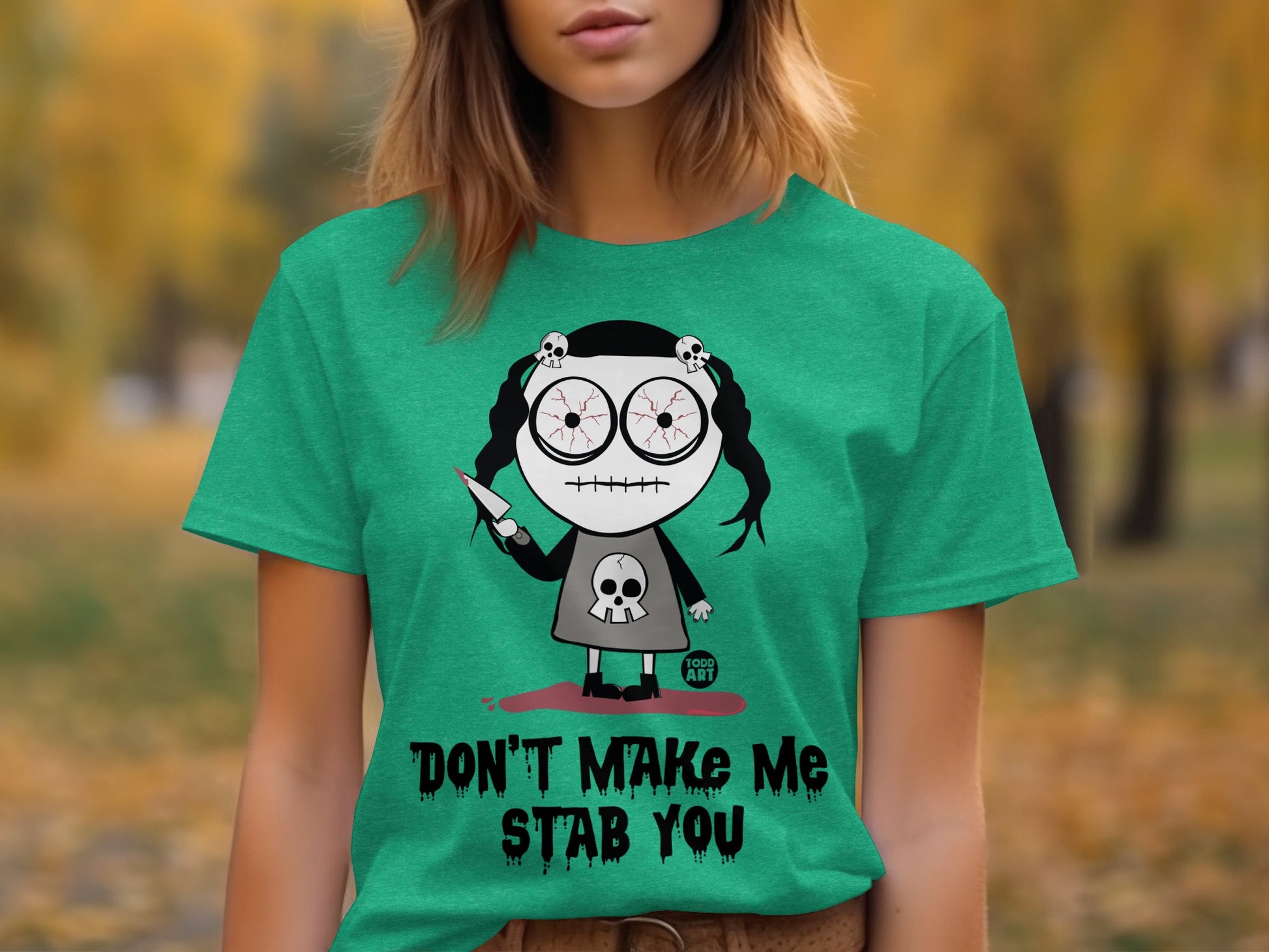 Don't Make Me Stab You Halloween Shirt
