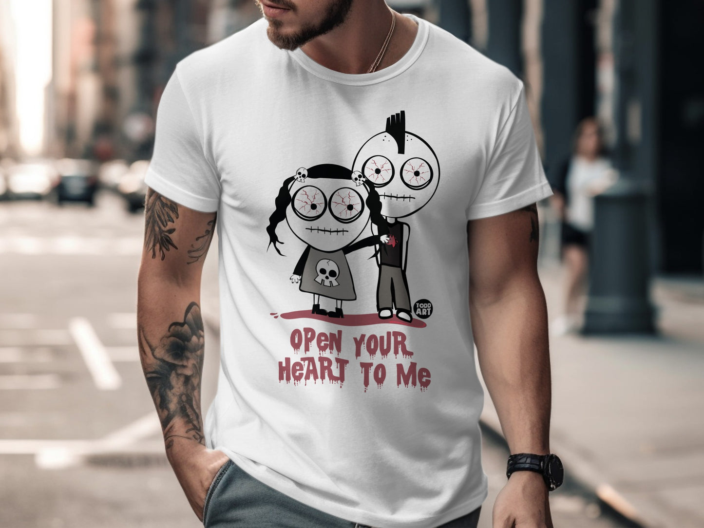 Open Your Heart to Me Graphic T-Shirt Product