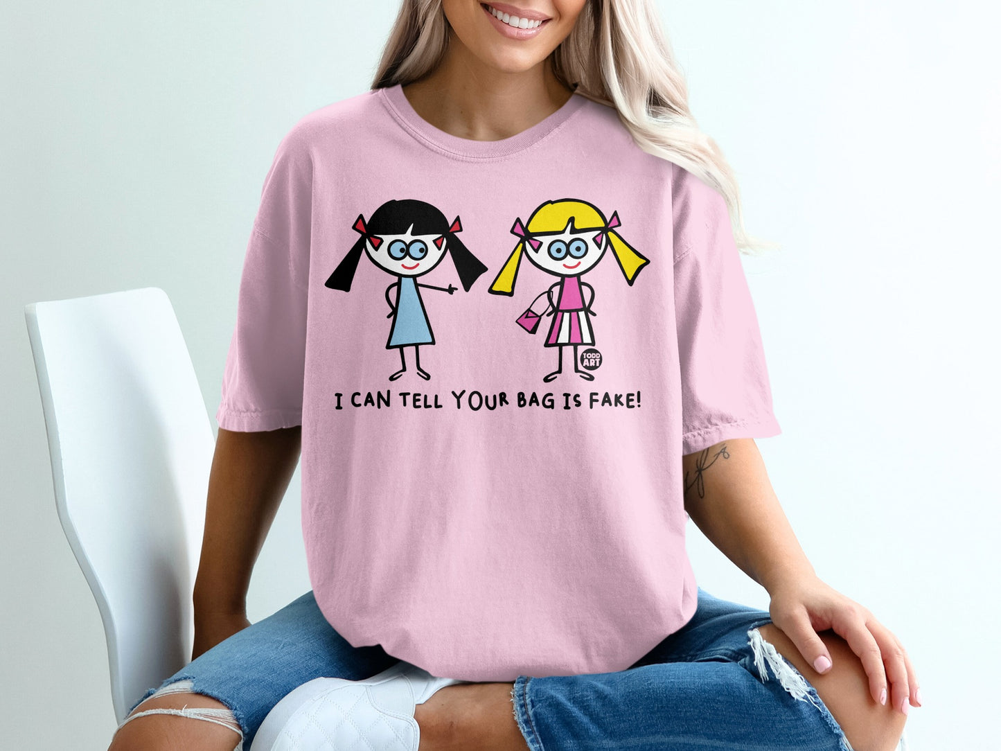 I Can Tell Your Bag Is Fake Fun Graphic Tee