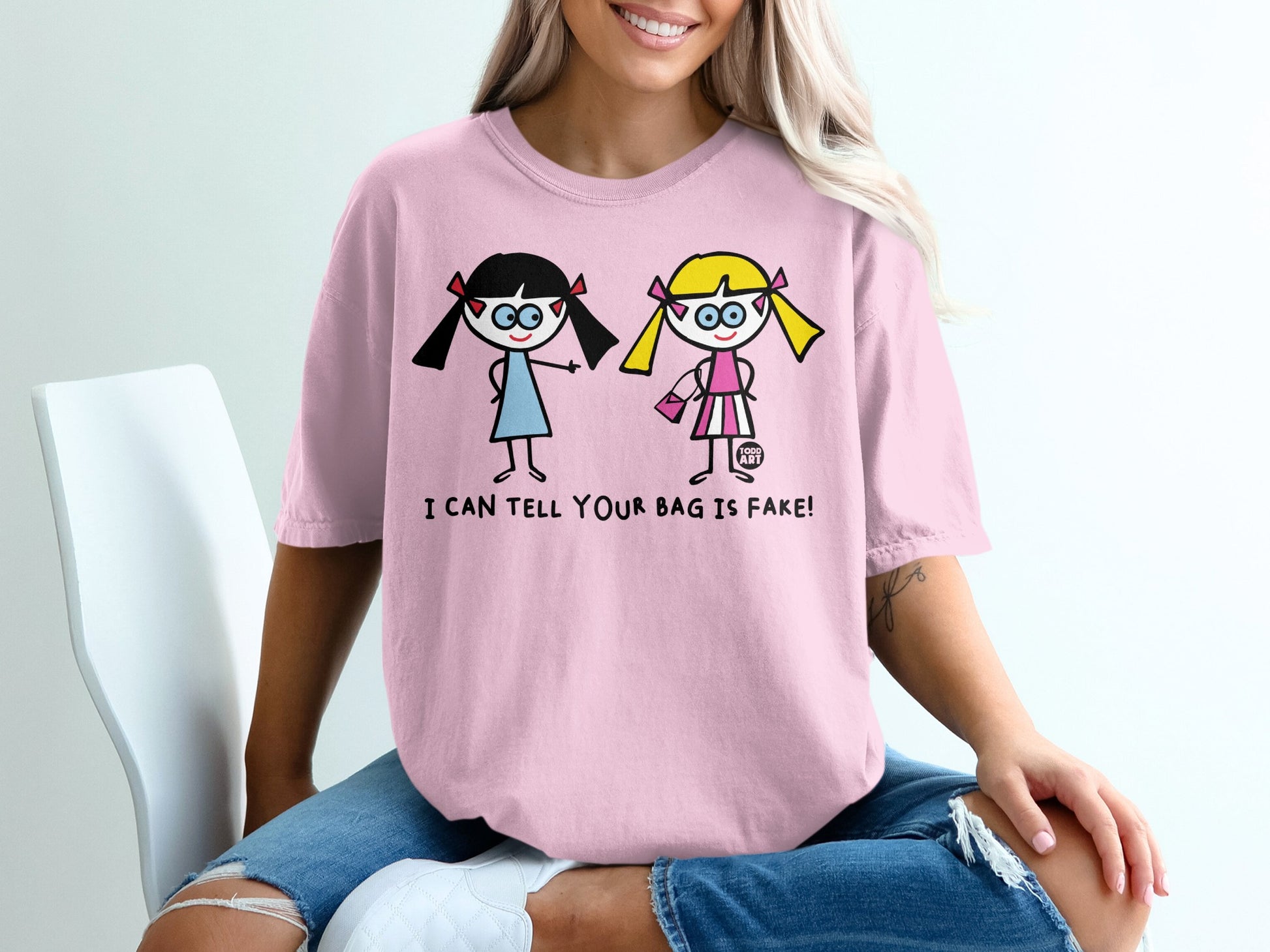 I Can Tell Your Bag Is Fake Fun Graphic Tee