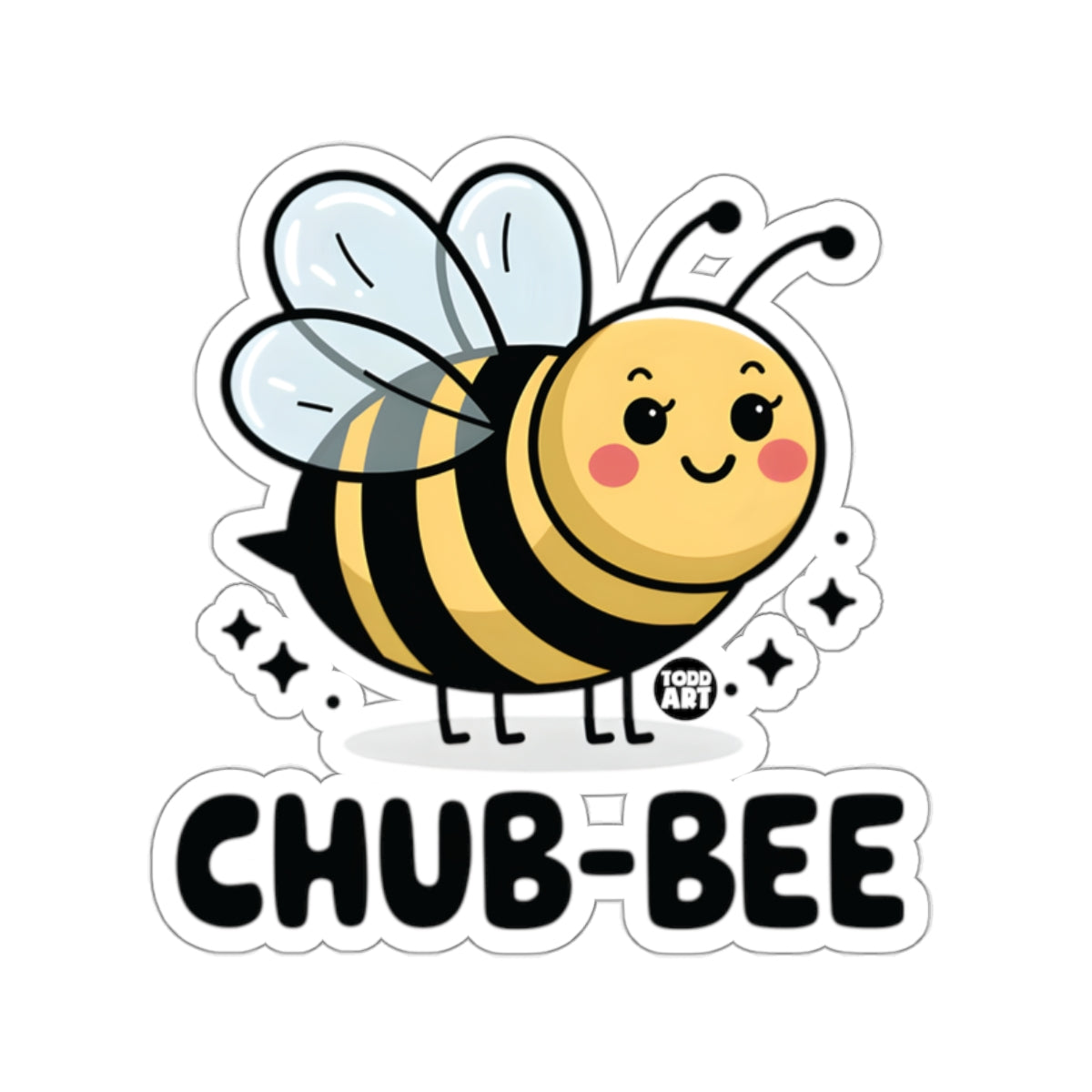 Chub-Bee Black Yellow Bee Sparkles 