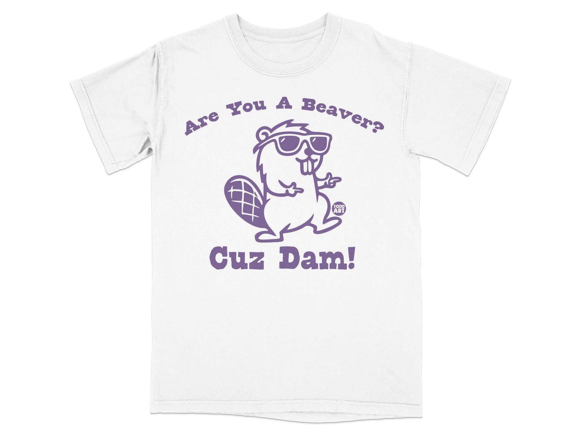 Are You A Beaver Cuz Dam Graphic T-Shirt