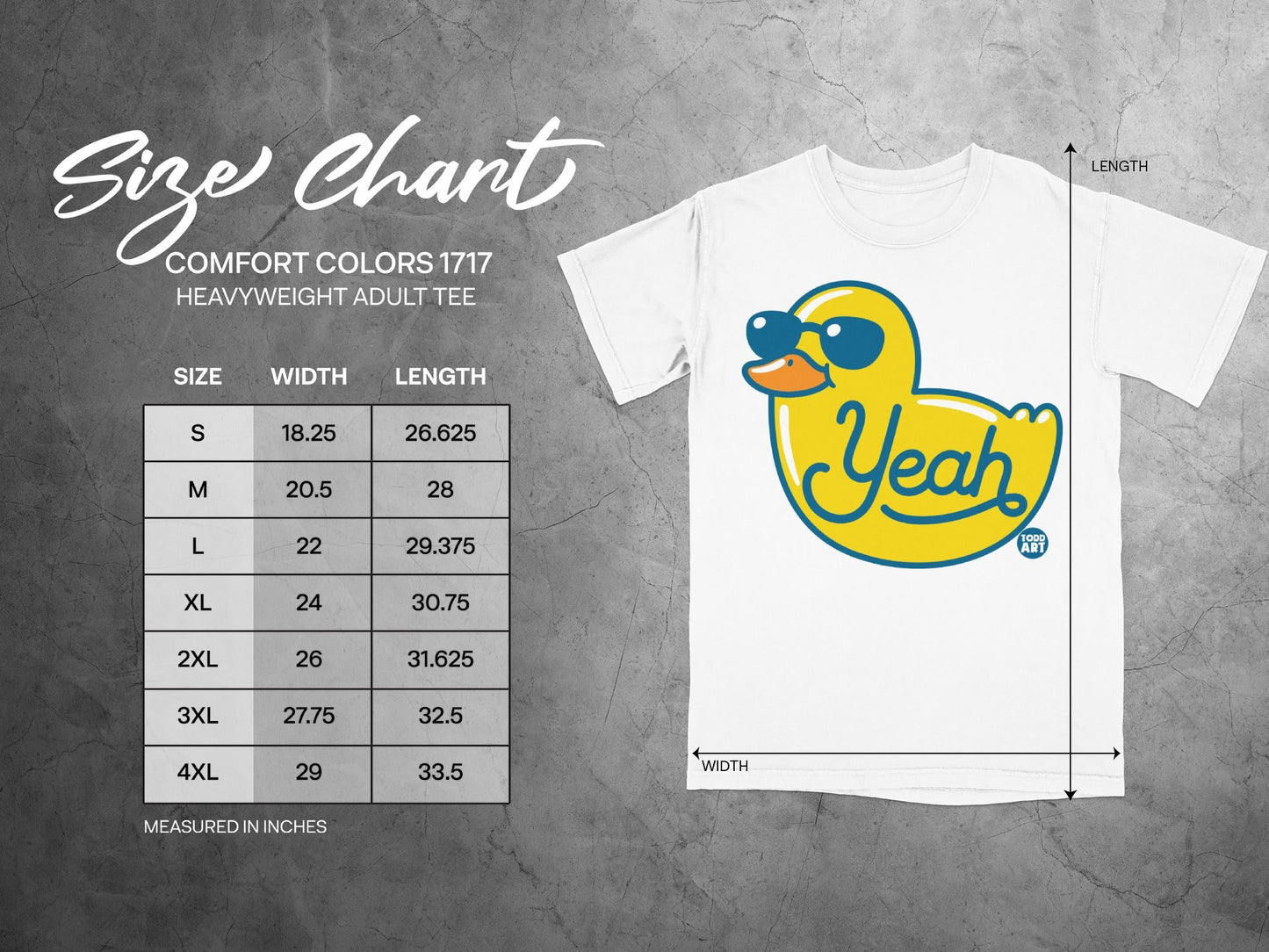 Cool Duck Yeah Comfort Colors 1717 Heavyweight Tee