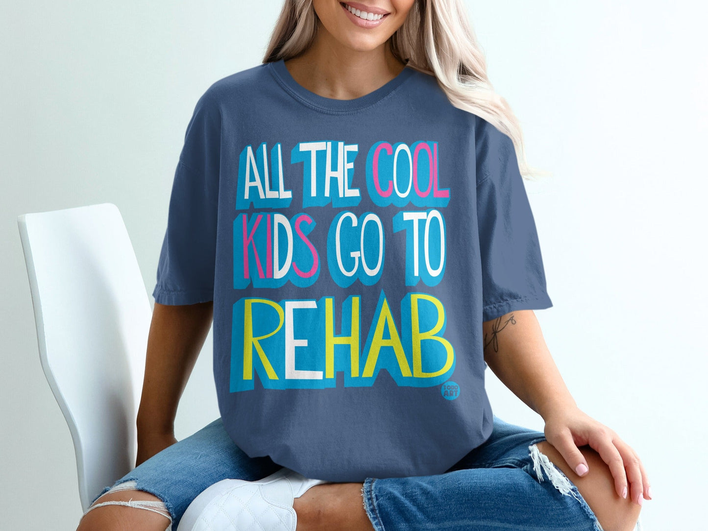 All the Cool Kids Go To Rehab Graphic T-Shirt