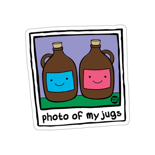 Photo Of My Jugs With Todd Art Illustration sticker